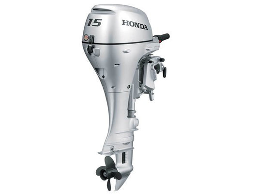 2019 HONDA 15 HP BF15D3LH Outboard Motor image 0