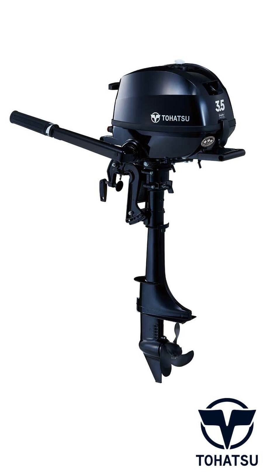Tohatsu MFS3.5CS 3.5 HP Outboard Motor image 0