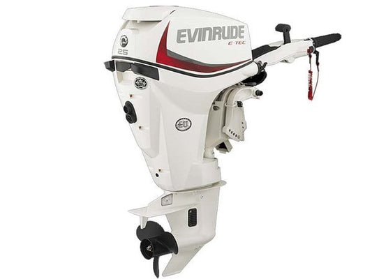 2018 Evinrude E-TEC 25 HP E25DRS Outboard Motor image 0