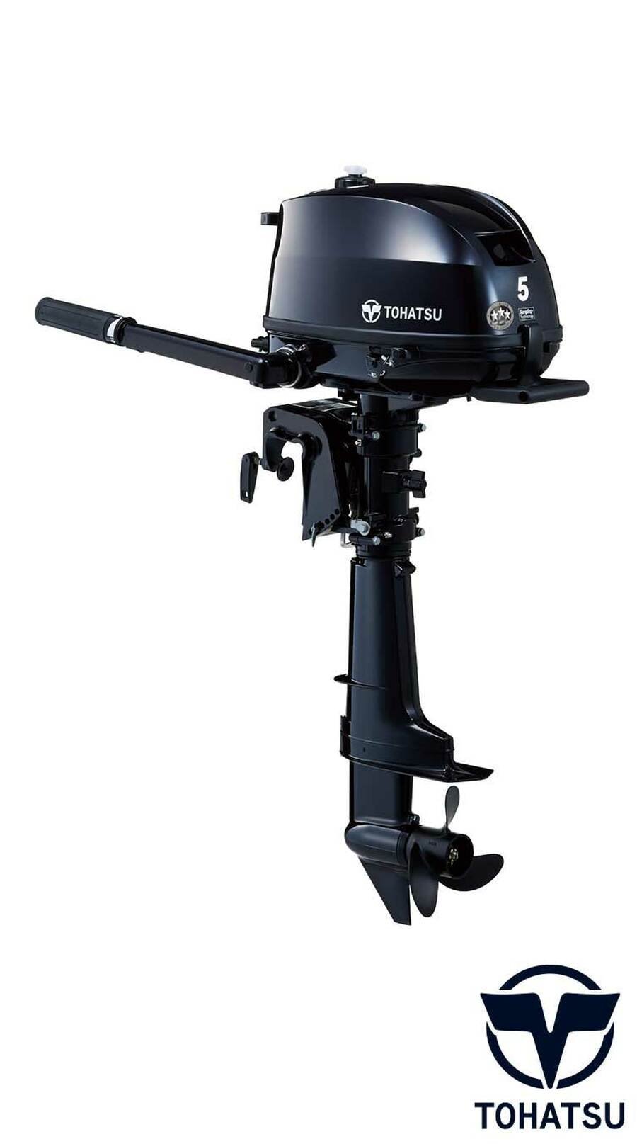 Tohatsu MFS5DS 5 HP Outboard Motor image 0
