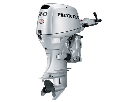 2019 Honda 40 HP BF40D4LHA Outboard Motor | Tiller | 20" Shaft image 0