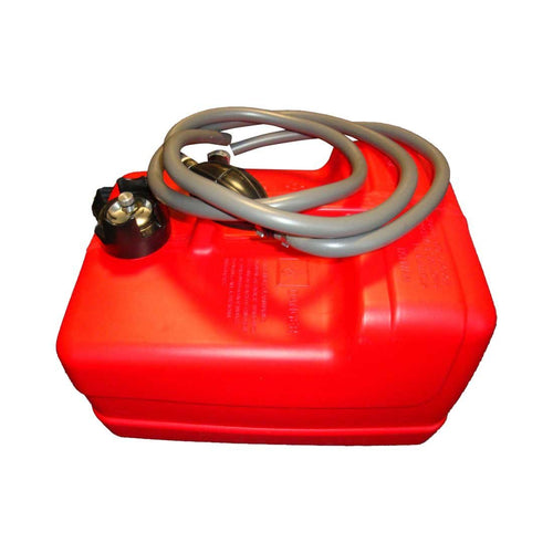 Boatworld 3 Gallon External Fuel Tank for Outboard Motors with Fuel Gauge & Connector image 0