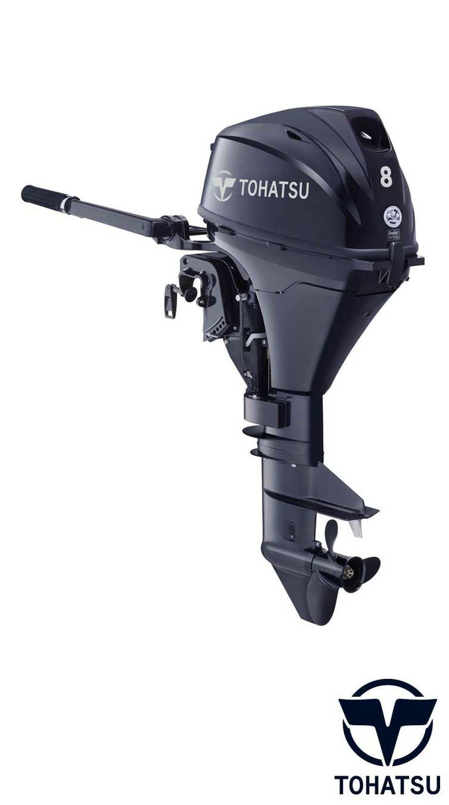 Tohatsu MFS8BL 8 HP Outboard Motor image 0